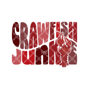 Crawfish Junkie Sublimation Transfer