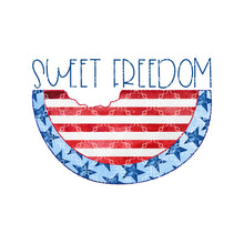Load image into Gallery viewer, Sweet Freedom PNG, 4th of July Digital Design
