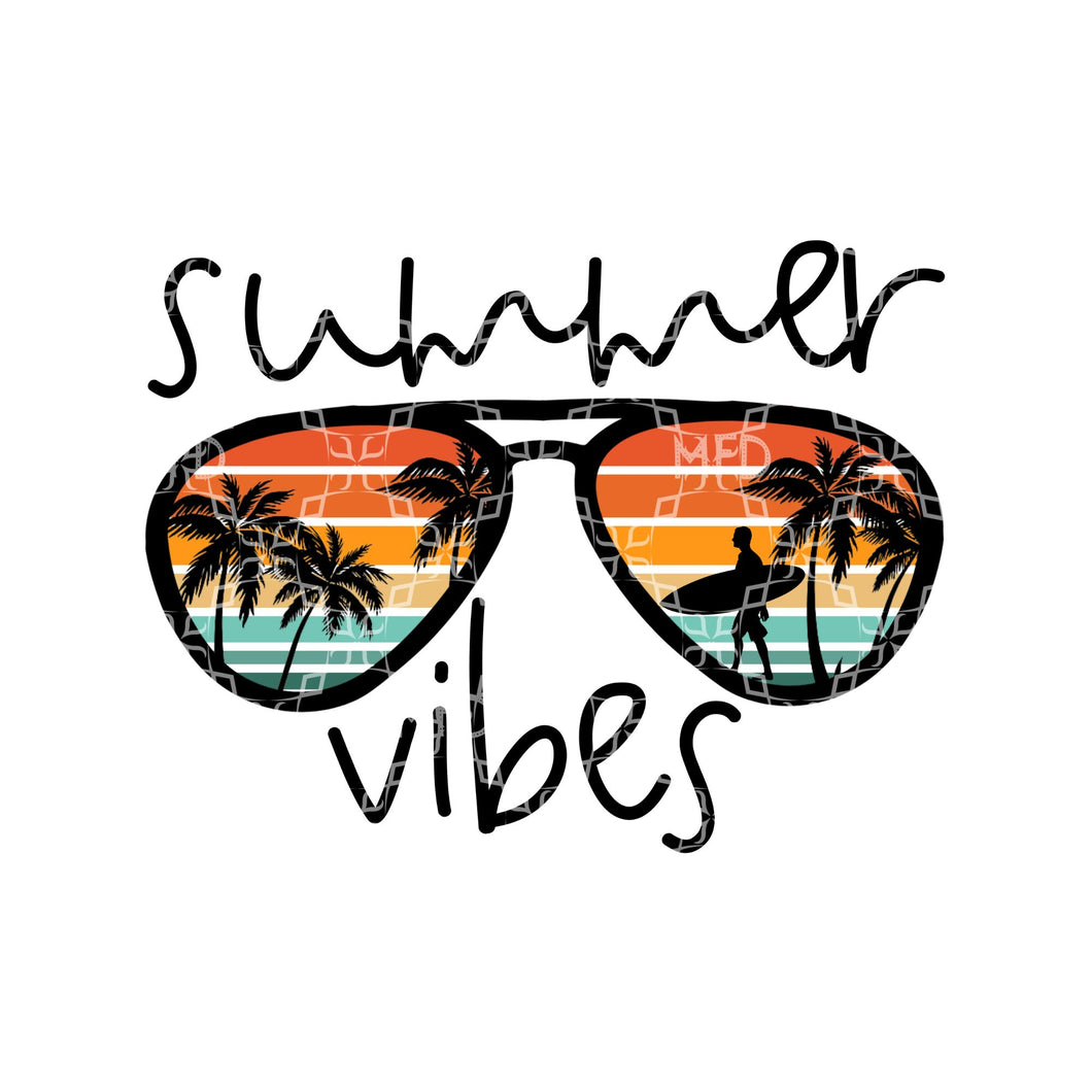 Summer Vibes Sublimation Transfer