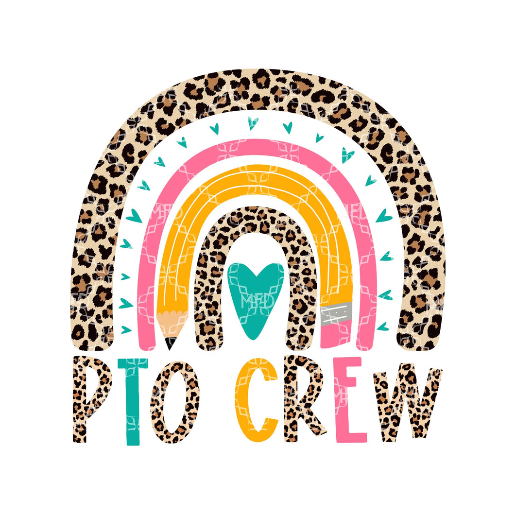 PTO Crew PNG, Parent Teacher Organization Digital Download, PTO Digital Design