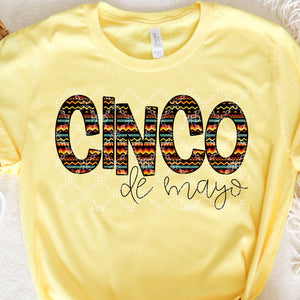 Cinco De Mayo Sublimation Transfer