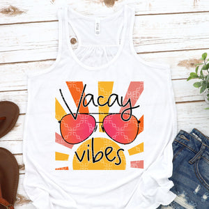 Vacay Vibes PNG, Vacation Digital Download