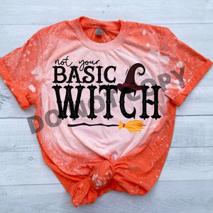 Not Your Basic Witch Sublimation Transfer, Ready to Press Transfer