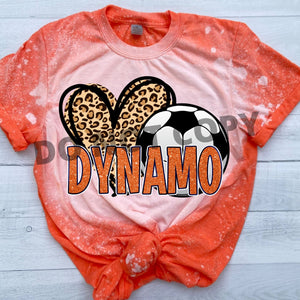 Love Soccer Add Your Team Name Personalize  Sublimation Transfer
