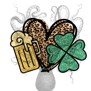 Beer Love Shamrock Sublimation Transfer