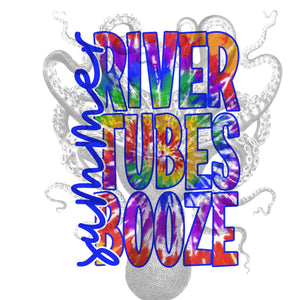 Summer River Tubes Booze Digital Download