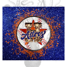 Load image into Gallery viewer, Houston Astros Skinny Tumbler Design, Astros Tumbler Digital Download, Baseball Skinny Tumbler PNG
