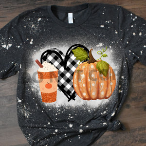 Love Pumpkin Latte Sublimation Transfer, Pumpkin Spice, Fall, Ready to Press Transfer