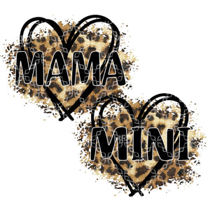 Mama PNG, Mama & Mini Bundle Digital Design, Mom & Child Bundle Digital Download