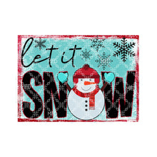 Load image into Gallery viewer, Let It Snow PNG, Winter Digital Design, Snowman Digital Download
