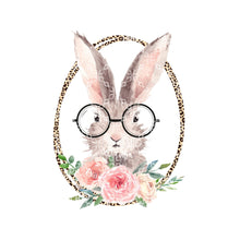 Load image into Gallery viewer, Bunny With Glasses Sublimation Transfer, Easter Bunny Sublimation Transfer, Easter Sublimation Print, Rabbit Transfer
