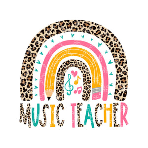 Music Teacher PNG, School Digital Download, Specials Teachers Digital Design