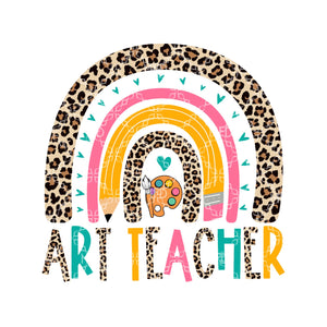Art Teacher Sublimation Transfer, School Ready to Press Transfer