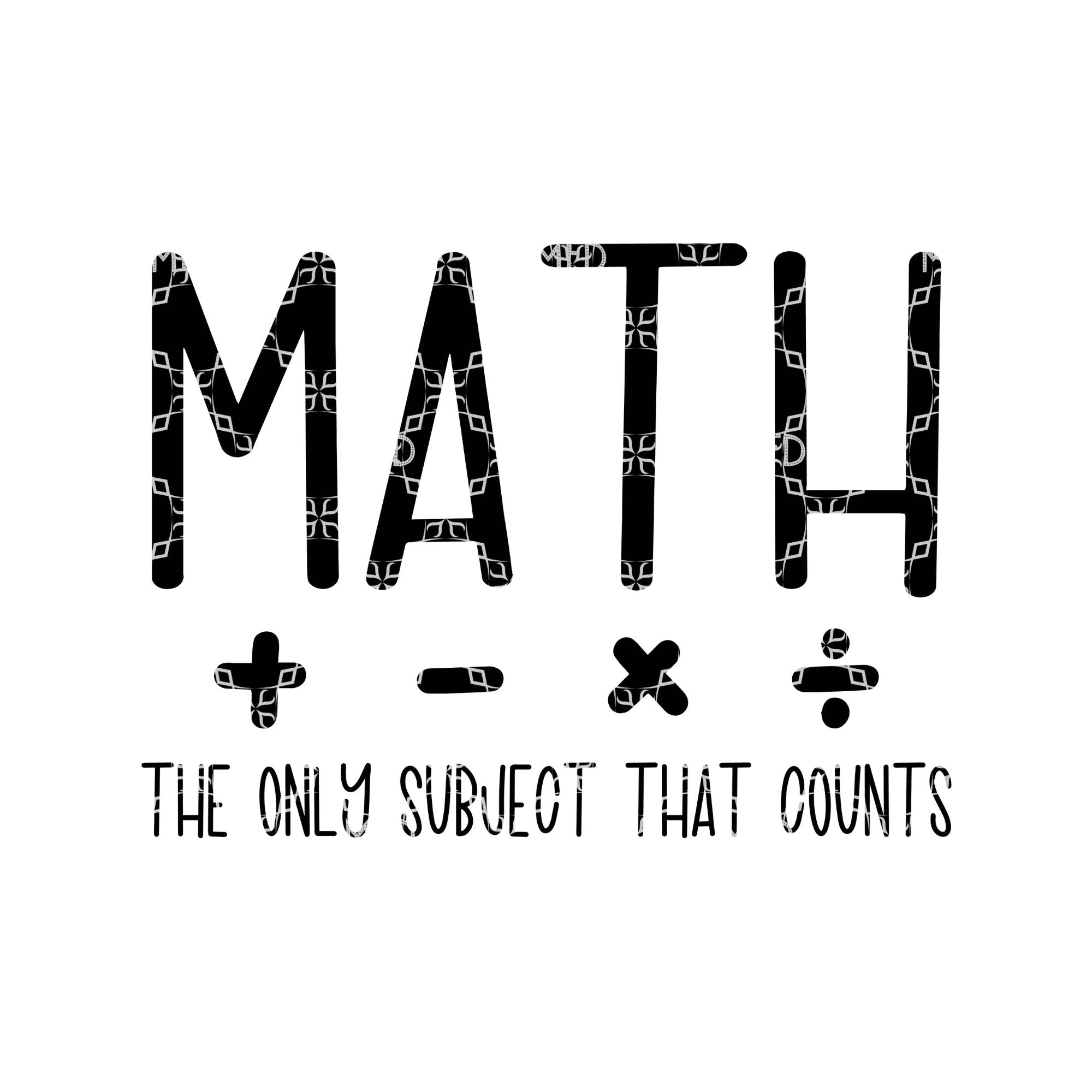 math subject clipart