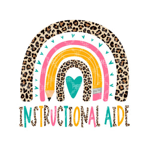 Instructional Aide PNG, Teacher's Assistant Digital Download, Specials Teachers Digital Design