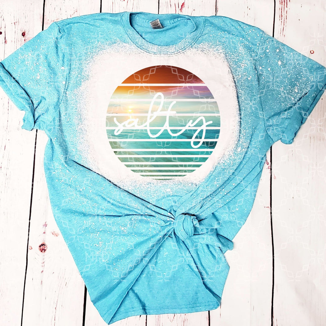 Salty PNG, Beach Digital Download, Ocean T-Shirt Digital Design