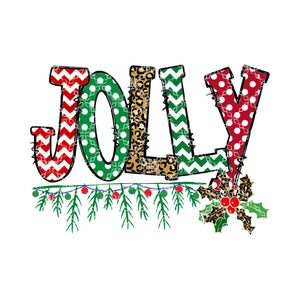 Jolly PNG, Christmas Digital Download, Holidays Digital Design