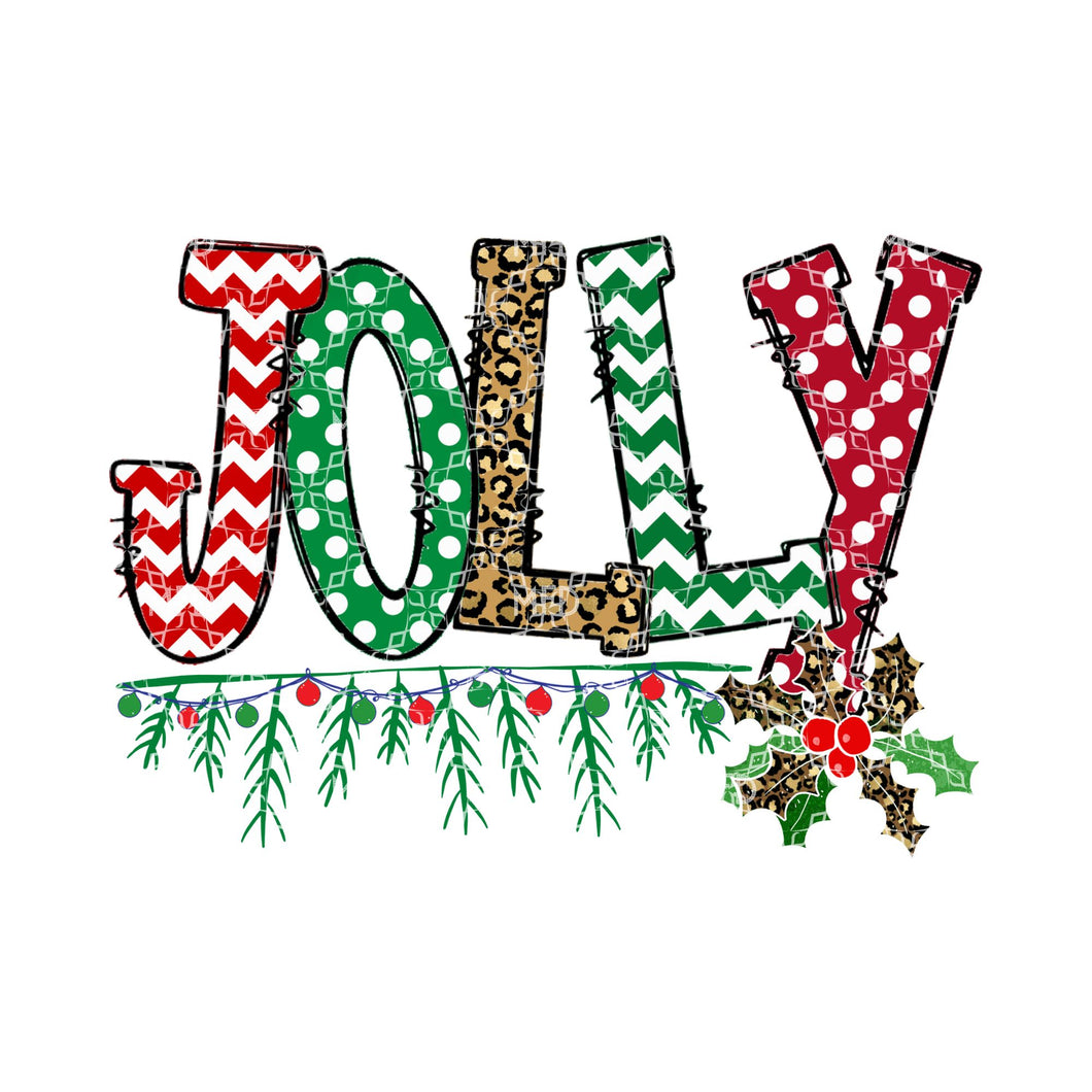 Jolly PNG, Christmas Digital Download, Holidays Digital Design