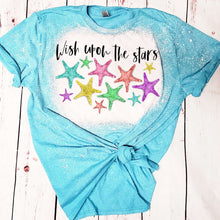 Load image into Gallery viewer, Wish Upon The Stars Sublimation Transfer, Starfish Sublimation T-Shirt Transfer
