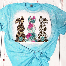 Load image into Gallery viewer, Easter Bunny Sublimation Transfer, Three Bunnies T-Shirt Sublimation Transfer
