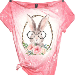 Bunny With Glasses Sublimation Transfer, Easter Bunny Sublimation Transfer, Easter Sublimation Print, Rabbit Transfer