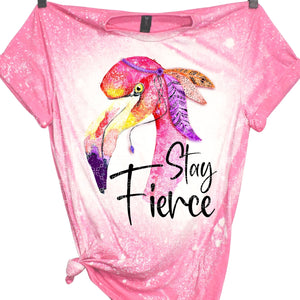 Stay Fierce PNG, Flamingo Digital Download, Inner Strength Digital Design