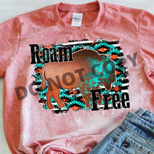Load image into Gallery viewer, Roam Free Bison Aztec Tribal Sublimation Transfer
