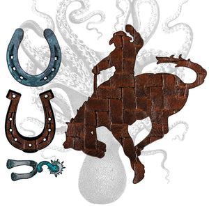 Western Rodeo Clip Art, Clipart, Graphics, PNG Digital Element Bundle