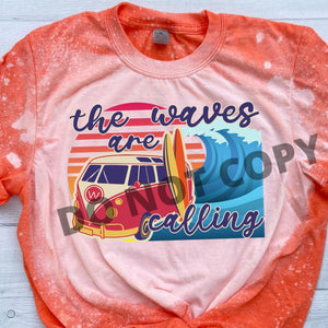 The Waves Are Calling Sublimation Transfer